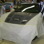 Corvette C6 louvered hood