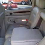 2002 Cadillac Escalade red gator leather interior