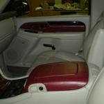 2002 Cadillac Escalade red gator leather interior