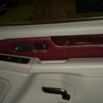 2002 Cadillac Escalade red gator leather interior