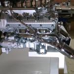 Hyundai V8 engine display side at 2016 NAIAS