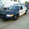 Ford Crown Vic Police Car w/LED lightbar; we provide vehicle graphics
